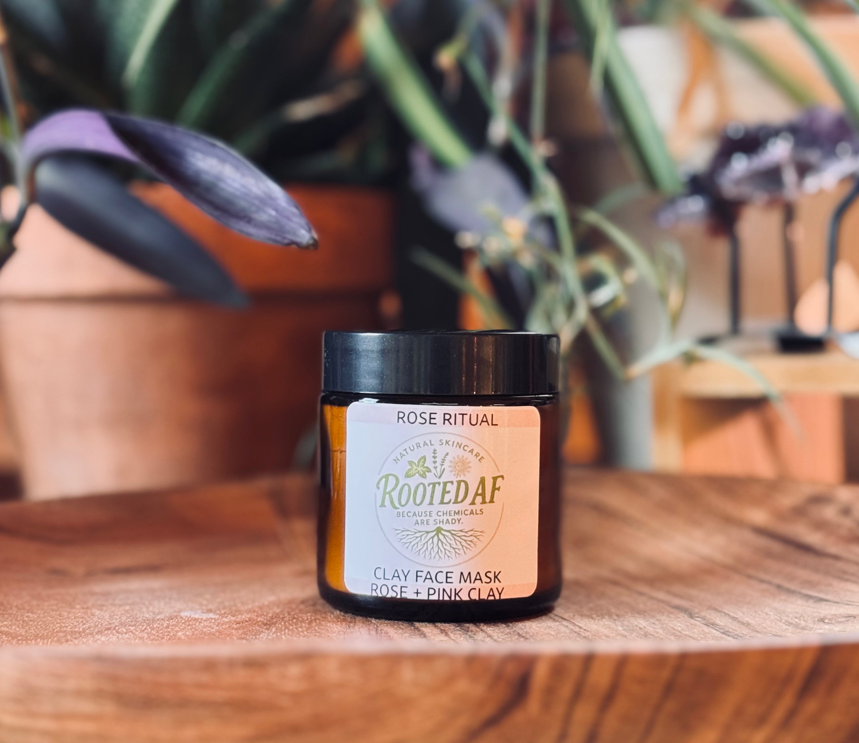 Rose Ritual- Rose + Pink Clay Face Mask