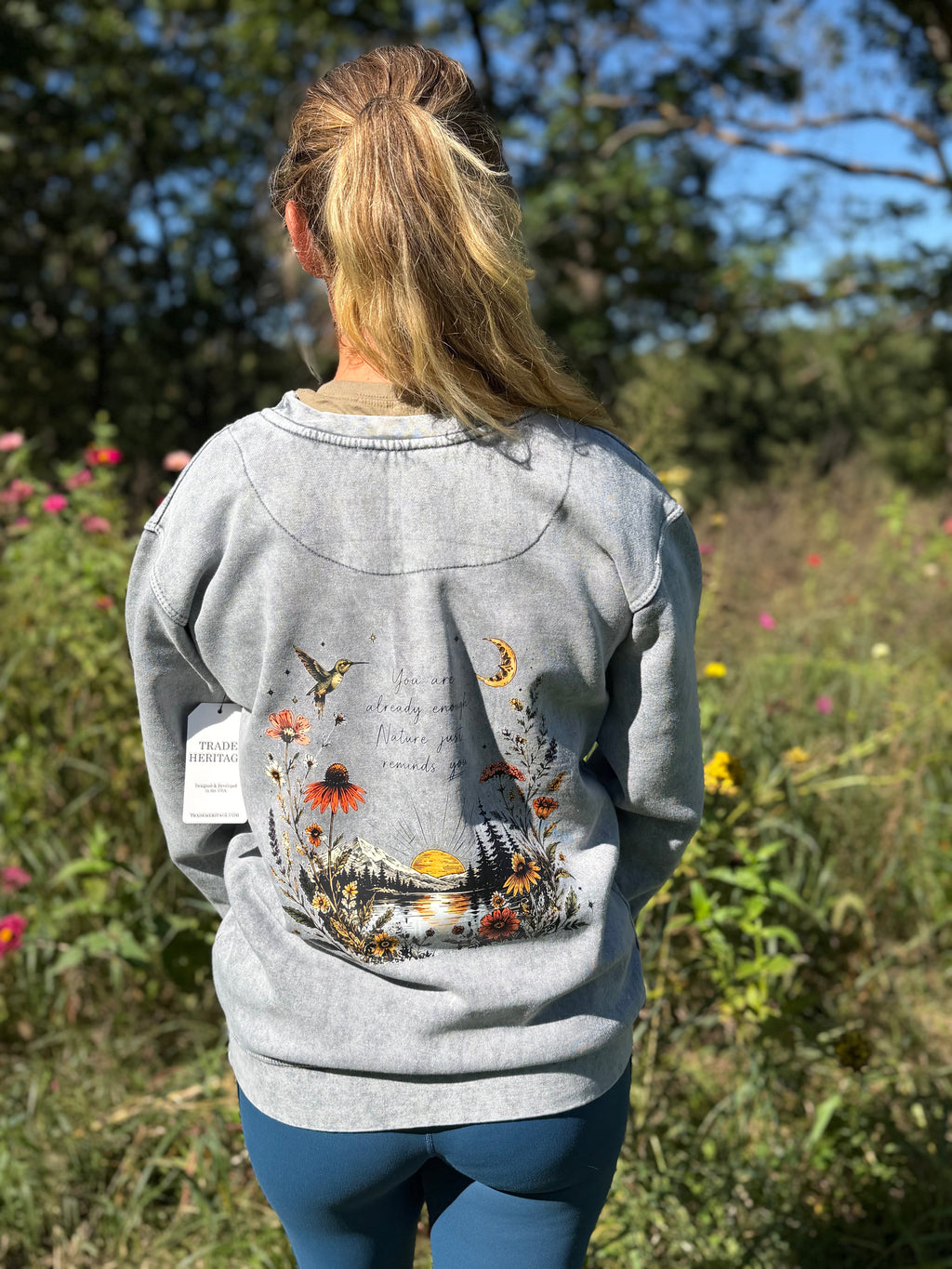 You Are Already Enough Nature Sweatshirt