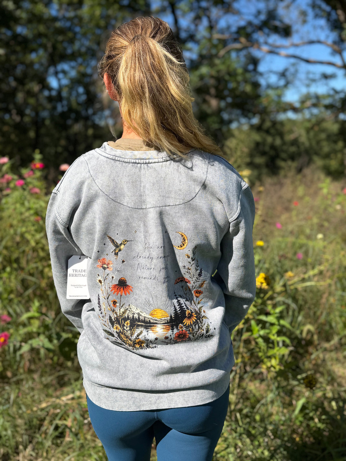 You Are Already Enough Nature Sweatshirt