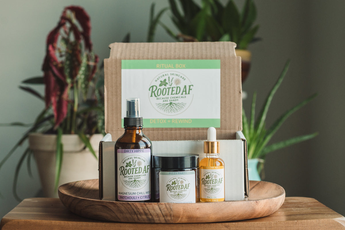 Rooted In Ritual Detox & Rewild - A Rooted AF Ritual Box β Rooted AF Naturals